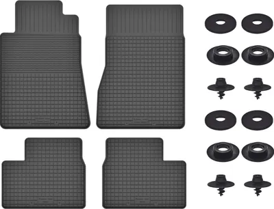 Produktbild von Gummimatten Mit Stoppern Für: Rover 75 (1998-2005) Schwarz Set