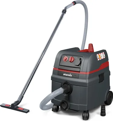 Obrázek produktu pro Starmix L-1625, 1600 W, Bubnový vysavač, Suché a mokré, 25 l, 69 dB, Černá, Červená