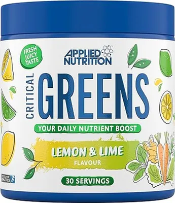 Productafbeelding van Applied Nutrition Critical Greens – 150 g, citroen- en limoensmaak