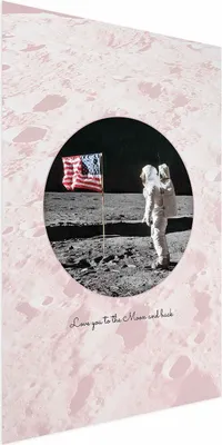 Produktbild von Posterpapier Poster - Love You to the Moon and Back 21x30 cm Für Kinder h-B-0114-ao-a