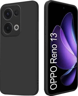 Immagine prodotto di Per Oppo Reno 13 5G Silicone TPU Custodia Protettiva Cover Flessibile Ultra Sottile Nero