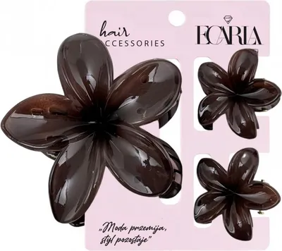 Produktbild von Carla Set Haarspangen Dunat dunkelbraun Univerzální