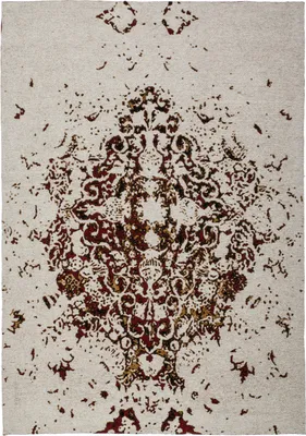 Produktbild von Sitar 700 Elfenbein / Orange 160cm x 230cm