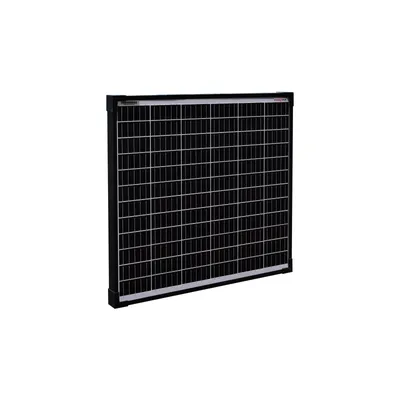Produktbild von enjoy solar® Solarpanel monokristallines Solarmodul 50W 36V (Schwarzer Rahmen) , 182mm Perc-Zellen, 0% MwSt.