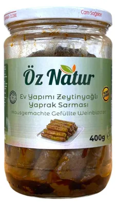 Produktbild von Öz Natur | Gefüllte Weinblätter mit Olivenöl 400g