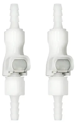 Schnellkupplung 3/16" POM 4-teilig mit Rückschlagventil