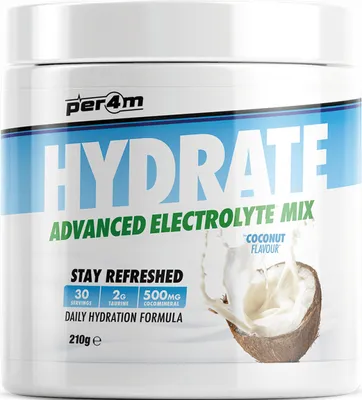 Produktbild von Per4m Hydrate Advanced Electrolyte Mix (210g) Coconut - Energie & Ausdauer - Elektrolyte