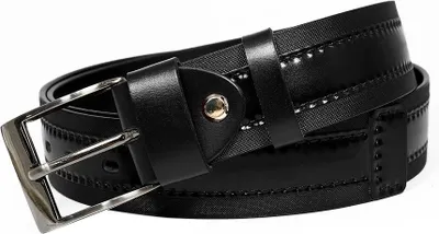Produktbild von Rovicky Herrengürtel mit klassischer Schnalle Apholixus schwarz One size