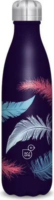 Produktbild von Ars Una Trink-Thermoflasche Feather dunkelviolett-rosa 500 ml