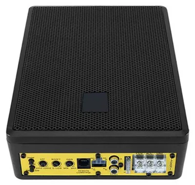 Immagine prodotto di Subwoofer per auto - Altoparlante subwoofer attivo ultrapiatto a 12V - Subwoofer sottile da installare sotto il sedile - Frequenza: 50–150Hz - 4 Ohm - Colore: nero