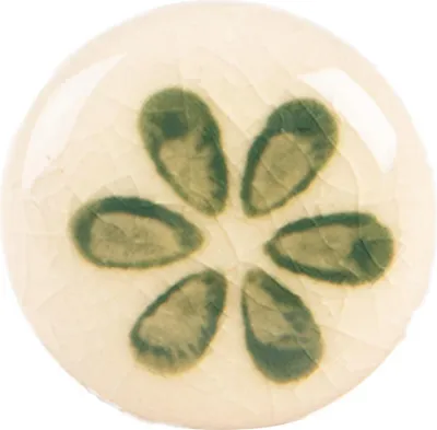Produktbild von Clayre & Eef Türknauf Ø 3x3 cm Beige Grün Keramik