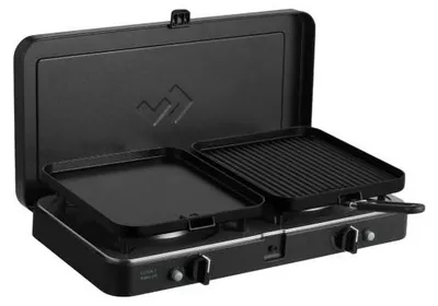 Immagine prodotto di Cadac 2-Cook Turbo FFD Deluxe 50mbar BBQ a gas griglia da tavolo griglia da campeggio 203F2C-20-EN