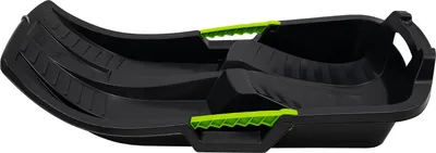 Produktbild von KHW Kinderbob Schlitten 79 cm Anthrazit | robuster Kunststoffrodel mit Brems- & Lenkfunktion | inkl. Zugseil |  Germany |