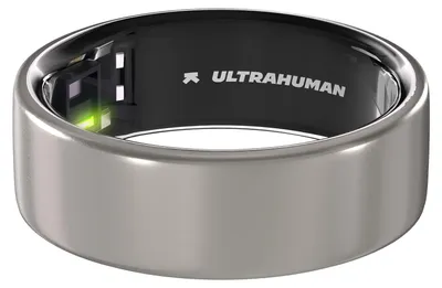 Immagine prodotto di ULTRAHUMAN Ring Air - Smart Ring for Women and Men - Sleep and Fitness Tracking Wearable - Heart Rate - Smartring Raw Titanium Size 9