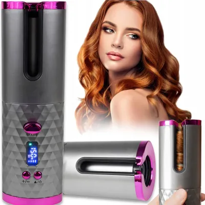 Produktbild von Automatischer Keramik-Lockenstab LCD beidseitiges Locken schnelles Aufheizen