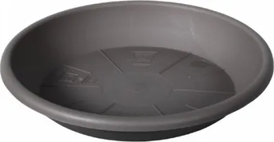 Obrázek produktu pro Podmiska pod květináč MEDEA plastová antracitová d32cm