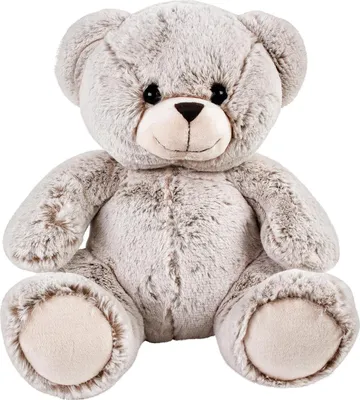 Produktbild von Teddybär 23 cm sitzend hellgrau meliert Uni-Toys Plüschbär