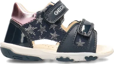 Produktbild von Geox B SAND NICELY A - CANV GBK PAT Sandalen Blau in Gr. 21