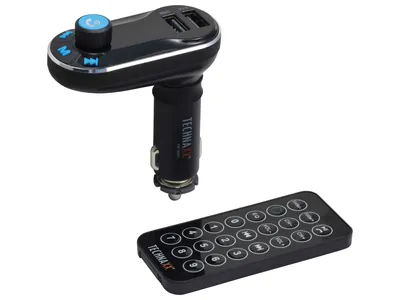 Produktbild von Technaxx FMT600BT, Bluetooth, USB, 10 m, Schwarz, iPad, 34 mm