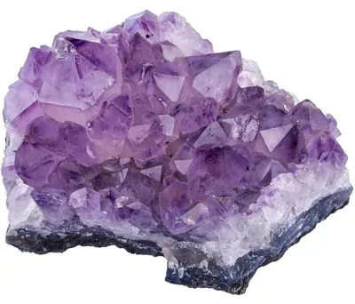 Productafbeelding van Amethist druze, ruwe steen, onregelmatige kristalcluster, helende steen, decoratie, extra klein, 35-65 mm, 40-100 gram, inclusief cadeauverpakking