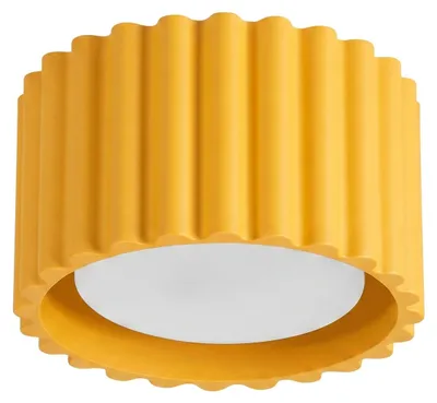 Zdjęcie produktu dla Plafon AURA 1 żółty Gx53 1xGx53 10W aluminium 6x10x10cm Sollux Lighting
