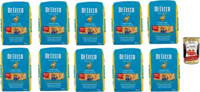 Produktbild von De Cecco Trofie N°188 100% Italienisch Pasta Nudeln 10x 500g + Italian Gourmet Polpa 400g