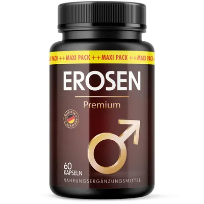 Image de Erosen Premium Capsules - Force pour l'homme actif - avec des ingrédients précieux - contenu 60 capsules