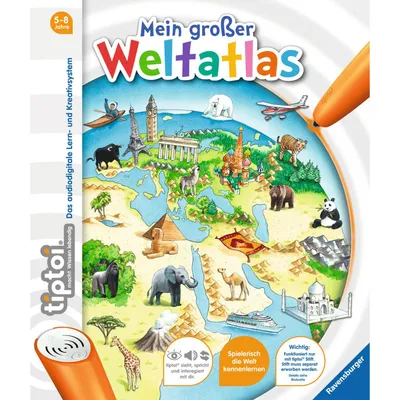 Produktbild von Ravensburger tiptoi Mein großer Weltatlas
