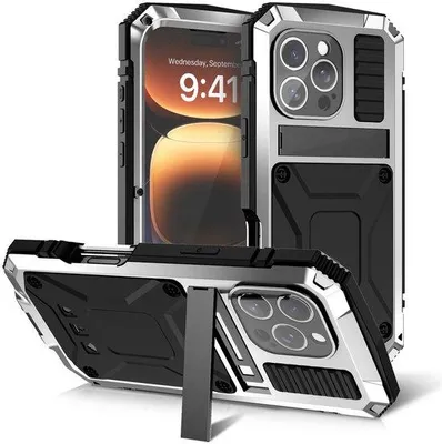 Obrázek produktu pro Odolné kovové pouzdro pro iPhone Plus Max
