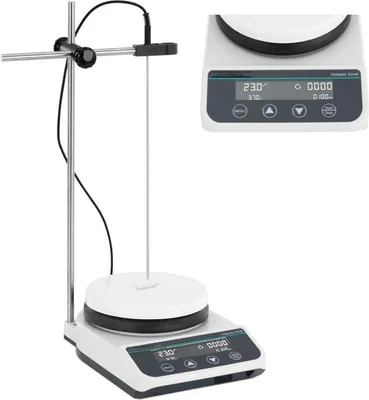Obrázek produktu pro Expondo Magnetický míchač Steinberg Systems s topnou deskou – 2 l – 50–1500 ot./min