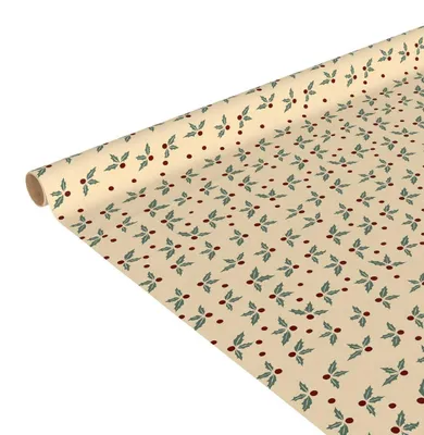 Produktbild von Weihnachts-Geschenkpapier aus Kraftpapier mit Schlittenmotiv, 200 x 70 cm
