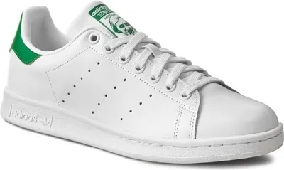 A single Adidas Stan Smith shoe is shown from a side-angle on a white background.