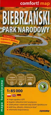 Produktbild von Nationalpark Biebrza 1:85.000. Laminierte Touristenkarte. Ausgabe 2024. ExpressMap