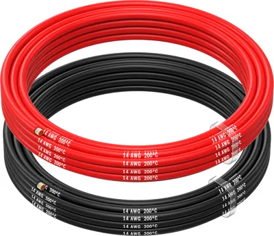 Zdjęcie produktu dla Kabel elektroniczny silikonowy MMOBIEL 14 AWG – ocynkowany kabel miedziany o przekroju 14 AWG, długość 2,5 m