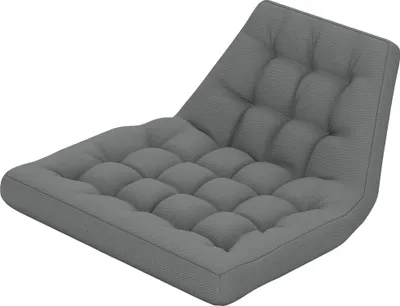 Produktbild von Sitzkissen, Außensitzkissen für Hängekorb und Schaukelstühle, Outdoor-Polsterkissen, Grau