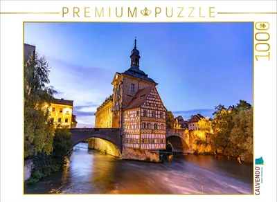Produktbild von CALVENDO Puzzle Rathaus Bamberg | 1000 Teile Lege-Größe 64x48cm Foto-Puzzle für glückliche Stunden