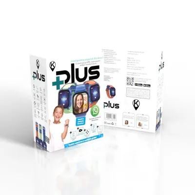 Image de Montre connectée pour enfant avec GPS KiDiZ Plus, bleue