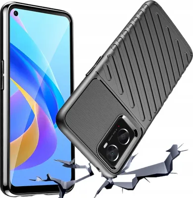 Obrázok produktu pre Hurtel 5907769341335, Ochranný obal, OPPO, A76, Oppo A36, Realme 9i, 16,7 cm (6.56"), Čierna