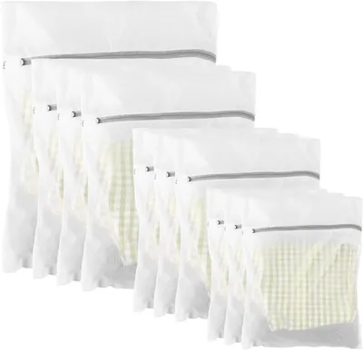 Produktbild von 10er Wäschenetz Set - Wäschesäcke in 3 Größen Netz mit Reißverschluss,(10-St), 3 Verschiedene Größe