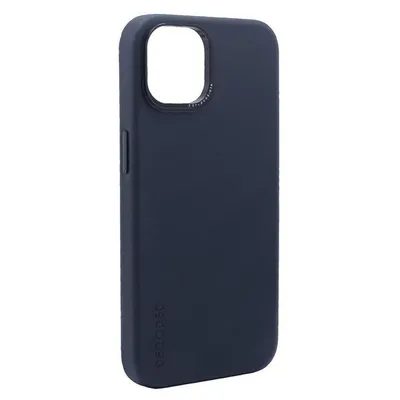 Produktbild von Decoded Leather Backcover iPhone 14 Steel Blue