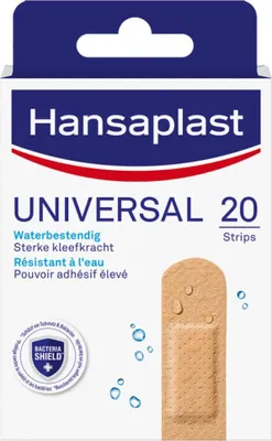 Produktbild von Hansaplast - Universalpflaster - Wundversorgung - 20 Pflaster - 1 Stück