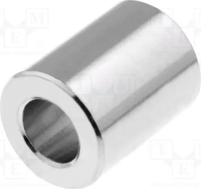 Produktbild von 10x Distanzmuffe 8mm Messing linsenförmig Nickel ØInn: 2,6mm 315/2.6X08 Distanzele