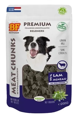 Productafbeelding van Bf Petfood, vleesblokjes, lam