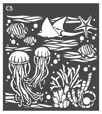 Produktbild von Schablone "Underwater"