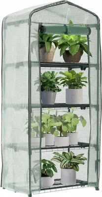 Produktbild von Tun0426 Mini Garden Grarden Folio Mit Regalen Tunel Seeding Plant 64X49X160Cm