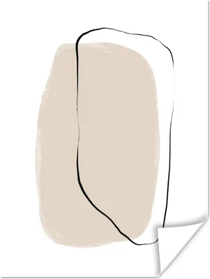 Produktbild von MuchoWow® Poster Minimalismus - Gestaltung - Pastell 120x160 cm - Wandbilder