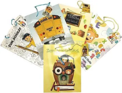 Produktbild von Idena 434791 - Lacktasche Schulan-, fang sortiert 18x8x23cm