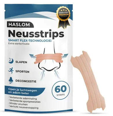 Obrázok produktu pre Náplaste na nos, 60 kusov, vhodné na používanie počas spánku