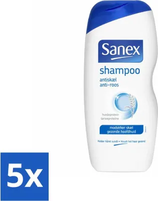 Zdjęcie produktu dla Sanex Szampon - Przeciwłupieżowy - Przeciwłupieżowy - 250 ml - Value pack - 5 szt