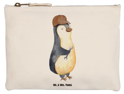 Produktbild von Mr. & Mrs. Panda Kosmetiktasche Wenn Papa es nicht reparieren kann, sind wir am Arsch Größe M - Weiß - Geschenk, Vatertag, Dad Bester Vater, beauty case, Kulturtasche